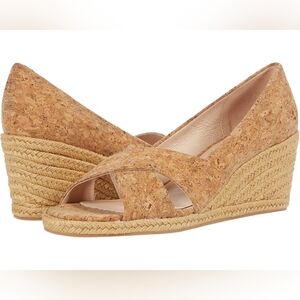 Jack Rogers Palmer Cork Wedge Espadrille Sandals Size 7.5 NWOT